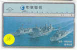 Phonecard War Ship (18)  Boat  Bateau  Warship Military Navy Leger Armee Ship Paquebot  Navire De Guerre  Boats Navy Leg - Armada