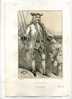 - PORTRAIT DE CHARLES D´ANJOU  EN PIEDS . LITHO DU XIXe S. AVEC TEINTE DE FOND - Boats