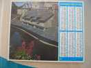 CALENDRIER ALMANACH DES  P.T.T. 1981  CHATEAU DE BRETESCHE LOIRE ATLANTIQUE 44 VANNES MORBIHAN 56 - Big : 1981-90