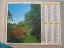 CALENDRIER ALMANACH DES  P.T.T. 1983  FLEURS LISIERE - Big : 1981-90