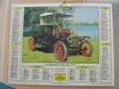 CALENDRIER ALMANACH DES  P.T.T. 1985    AINAY LE VIEIL  AUTOMOBILE FORD 1909 - Grossformat : 1981-90