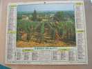 CALENDRIER ALMANACH DES  P.T.T. 1986   MOISSON EN PERIGORD VENDANGES EN BOURGOGNE - Big : 1981-90