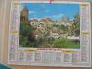 CALENDRIER ALMANACH DES  P.T.T. 1987  SEMUR EN AUXOIS BOURGOGNE  CORREZE FLEURIE - Grossformat : 1981-90