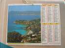 CALENDRIER ALMANACH DES  P.T.T. 1988  LE LAVANDOU VAR  ANTILLES PLAGE ENSOLEILLEE - Formato Grande : 1981-90