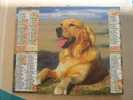 CALENDRIER ALMANACH DES  P.T.T. 1991 CHIENS - Tamaño Grande : 1991-00