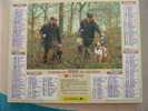 CALENDRIER ALMANACH DES  P.T.T. 1995 /CHASSE PECHE BROCHET - Big : 1991-00