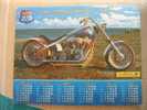 CALENDRIER ALMANACH DES  P.T.T DE 2002  / HARLEY DAVIDSON CHRIS NIKOLSON - Big : 2001-...