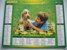 CALENDRIER ALMANACH DES P.T.T. DOUBLE PHOTOS/ 2004 / CHIENS CHATS  ENFANTS - Grand Format : 2001-...