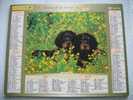 CALENDRIER ALMANACH DES P.T.T. DOUBLE PHOTOS/ 2004 / CHIENS EPAGNEUL BRETONS  SETTERS GORDON - Grand Format : 2001-...