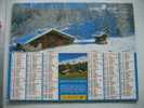 CALENDRIER ALMANACH DES P.T.T. DOUBLE PHOTOS/ 2005 / CHALET A CHAROUSSE LES HOUCHES 74 COMBLOUX  74 - Grand Format : 2001-...