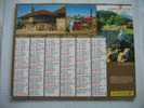 CALENDRIER ALMANACH DES P.T.T. DOUBLE PHOTOS/ 2005 / ST THIVIER DE COURTES 01  TARTONNE 04 ROSCOFF FINISTERE 29 - Big : 2001-...