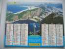 CALENDRIER ALMANACH DES P.T.T. DOUBLE PHOTOS/ 2005 /RIO DE JANEIRO BRESIL /   PLETTENBERG BAY AFRIQUE DU SUD - Grand Format : 2001-...