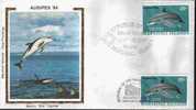 Fdc Marshall Islands 1984 Mammifères Marins Dauphins - Delfine