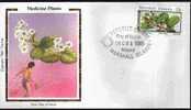 Fdc Marshall Islands 1985 Santé Drogue Plantes Médicinales Rubiaceae - Drogen