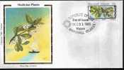 Fdc Marshall Islands 1985 Santé Drogue Plantes Médicinales Half-flower - Drogue