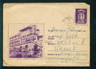 Ual Bulgaria PSE Stationery 1957 Burgas - Sea CASINO , HOTEL , Black Sea Resort / GROUP OF SCULPTURES /3111 - Settore Alberghiero & Ristorazione