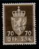 NORWAY   Scott: # O 76   F-VF USED - Dienstmarken