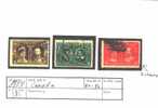 Kanada Mi. N° 84 - 86, Gestempelt 1908, 300. Jahrestag Der Gründung Der Stadt Quebec - Used Stamps