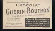 CHROMO CHOCOLAT GUERIN BOUTRON.LES INSTRUMENTS DE MUSIQUE..‹(•¿•)› - Autres & Non Classés