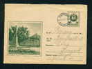 Uaw Bulgaria PSE Stationery 1960 Bansko - Monument And Museum Poet NIKOLA VAPCAROV / Coat Of Arms /1345 - Musea