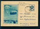 Uaw Bulgaria PSE Stationery 1960 Sport PARACHUTTING JUMP #2 World Championship SOFIA Car Automobile /Coat Of Arms /3194 - Parachutting