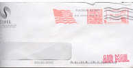 USA Flag Slogan Cancellation - Neopost Meter - Ema - Enveloppes