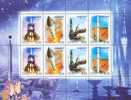2004 RUSSIA 50th Anniversary Of Baikonur Cosmodrome Sheetlet - Blokken & Velletjes