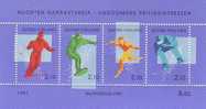 FINLANDIA 1991 - Yvert BF 8** - Sport Invernali - Blocks & Sheetlets