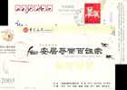 Swallow Bird ,   Postal Stationery,  Pre-stamped Postcard - Hirondelles