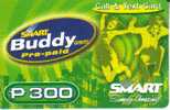 PHILIPPINES 300 PESOS  GSM  MOBILE   CALL & TEXT BOY & WOMAN GREEN BUDDY CARD READ DESCRIPTION !! - Filipinas