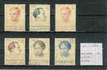 Luxemburg 1939 - Yv. 324/29 Postfris Met Plakker/neuf Avec Charnière/MH - Ongebruikt