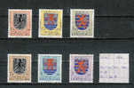 Luxemburg 1956 - Yv. 520/25 Postfris Met Plakker/neuf Avec Charnière/MH - Ongebruikt