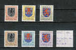 Luxemburg 1956 - Yv. 520/25 Postfris Met Plakker/neuf Avec Charnière/MH - Nuevos