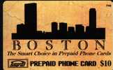 Prepaid USA Boston Skyline Shadow. Only 1500 Ex - Other & Unclassified
