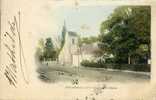 78 - YVELINES - VILLENNES - PLACE De L'EGLISE - CARTE COLORISEE PRECURSEUR Des ANNEES 1900 - Villennes-sur-Seine
