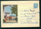 Uba Bulgaria PSE Stationery 1962 Primorsko Black Sea Resort , FLAG , SWIMMING SUIT   / Coat Of Arms/3274 - Enveloppes