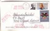 GOOD Postal Cover USA ( Las Vegas ) To ESTONIA 2002 - Good Stamped: Stilwell; Nash; Coat Of Arm - Briefe U. Dokumente