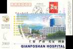 Building, Qianfoshan Hospital Ad .  Postal Stationery, Pre-stamped Postcard - Other & Unclassified