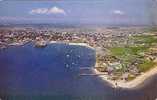 AIR PHOTO OF TOWN AND WATERFRONT NANTUCKET. MASSACHUSETTS. - Nantucket