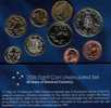AUSTRALIA 40TH ANNIVERSARY SET OF 8 COINS 1 C- $2  2006  ONE YEAR TYPES UNC CV$45A  READ DESCRIPTION CAREFULLY !!! - Andere & Zonder Classificatie