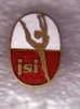 GYMNASTICS JSI FEDERATIOn ( Enamel Pin ) Badge Gymnastic Gymnastique Gym Gimnasia Gymnastik Ginnastica * Sport * Sports - Gymnastik