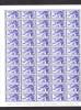 ITALIA 1950 Sassone  634** - Cent. 50 Cent. Foglio Da 50 Esemplari - Full Sheets