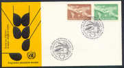 Vereinte Nationen (UNO) Wien -  FDC - Mi.-Nr. 32 + 33    (2) - Other & Unclassified