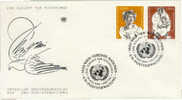 Vereinte Nationen (UNO) Wien -  FDC - Mi.-Nr. 43 + 44       (2) - Other & Unclassified