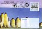 Entier Roumain  Illustré  De Manchots . Centenaire De L´expédition Belgica.  TBE - Pinguine