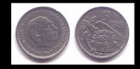 5 PESETA 1957/70 - 1 Peseta