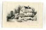 - MAISON ANCIENNE  . LITHO DU XIXe S. - Litografía