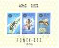 Block Gestempelt / Miniature Sheet Used (V195) - Honeybees