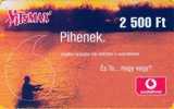 Hungary - GSM Recharge Card - Vodafone - Pihenek 2500 Ft - Hongarije