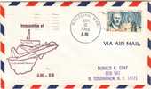 1244, Carta Aerea Wheeling (West Virginia) 1966, First Fligth - Briefe U. Dokumente